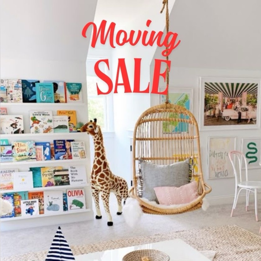 Moving sale. Reasonable offers accepted.